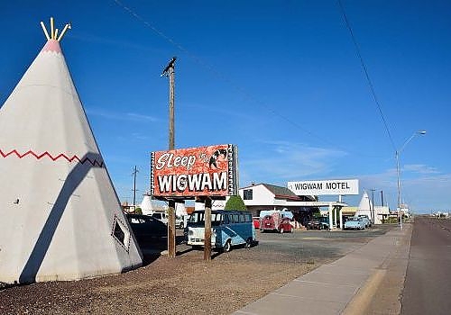 Wigwam motel on historic route 66